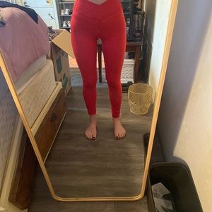 ZYIA Active Red Cheetah Yogas